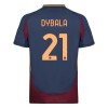 Maglia ufficiale AS Roma Dybala 21 Alternativa 2024-25 per Bambino